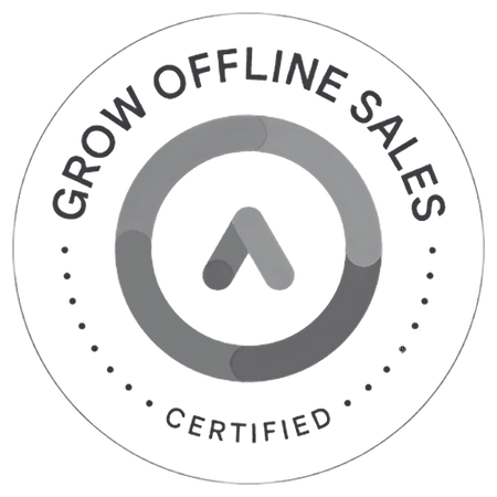 Google Certified badge for growing offline sales